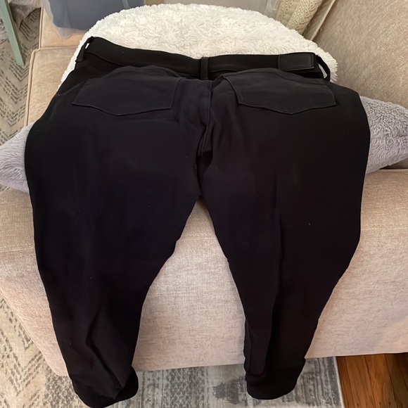 Black ripped jean leggings mid rise - Picture 6 of 7